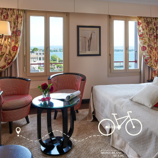 Séjourner à l'hôtel Mont-Blanc à Morges lors de votre tour cycliste