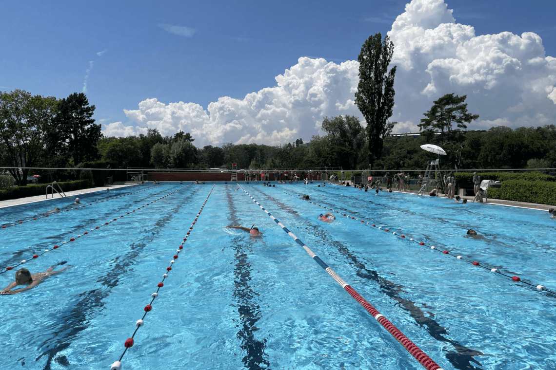 Piscine Morges à quelques minutes de l'hotel Mont Blanc à Morges copyright ville de morges